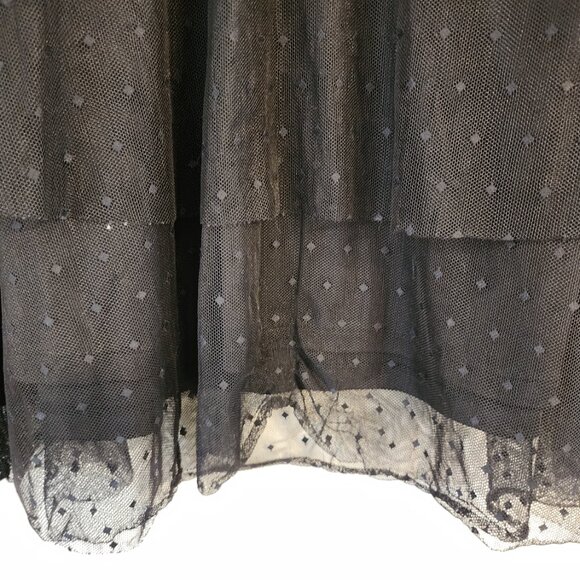 Lane Bryant Sheer Embroidery Babydoll Tunic Top 14/16 Wimsigfoth Fairy Grunge - Picture 7 of 12